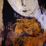 La Dame fauve - Technique mixte sur toile - 1998